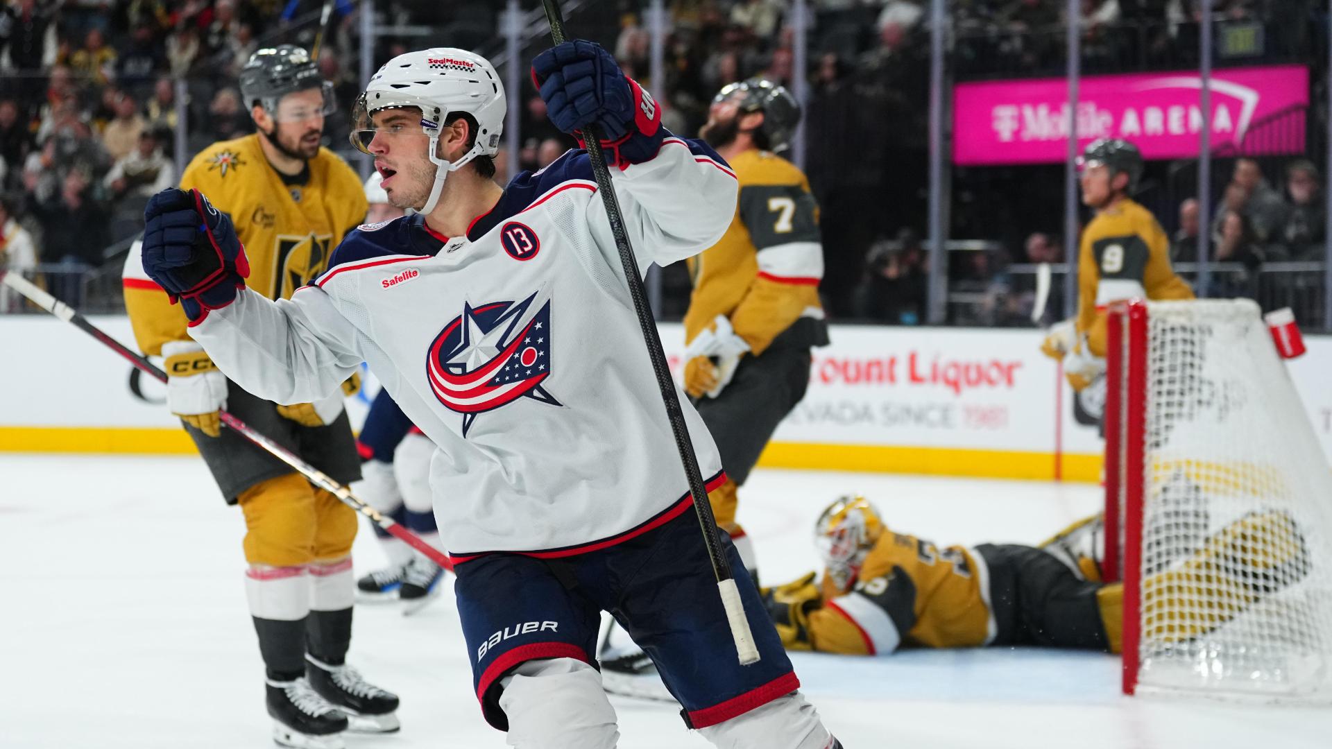 Cole Sillinger nets OT winner for Blue Jackets