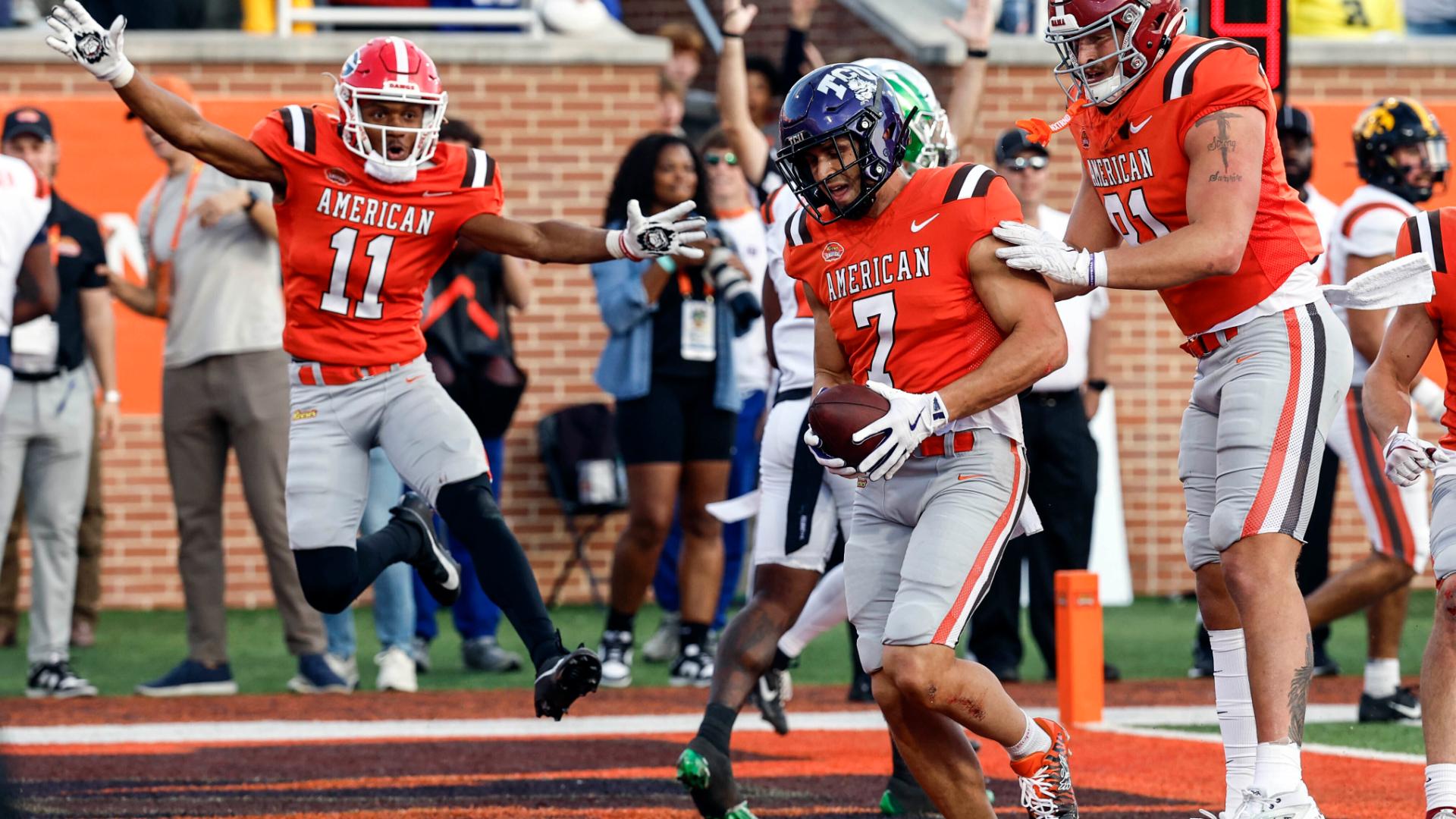 Jack Bech catches heartwarming walk-off TD to win Senior Bowl