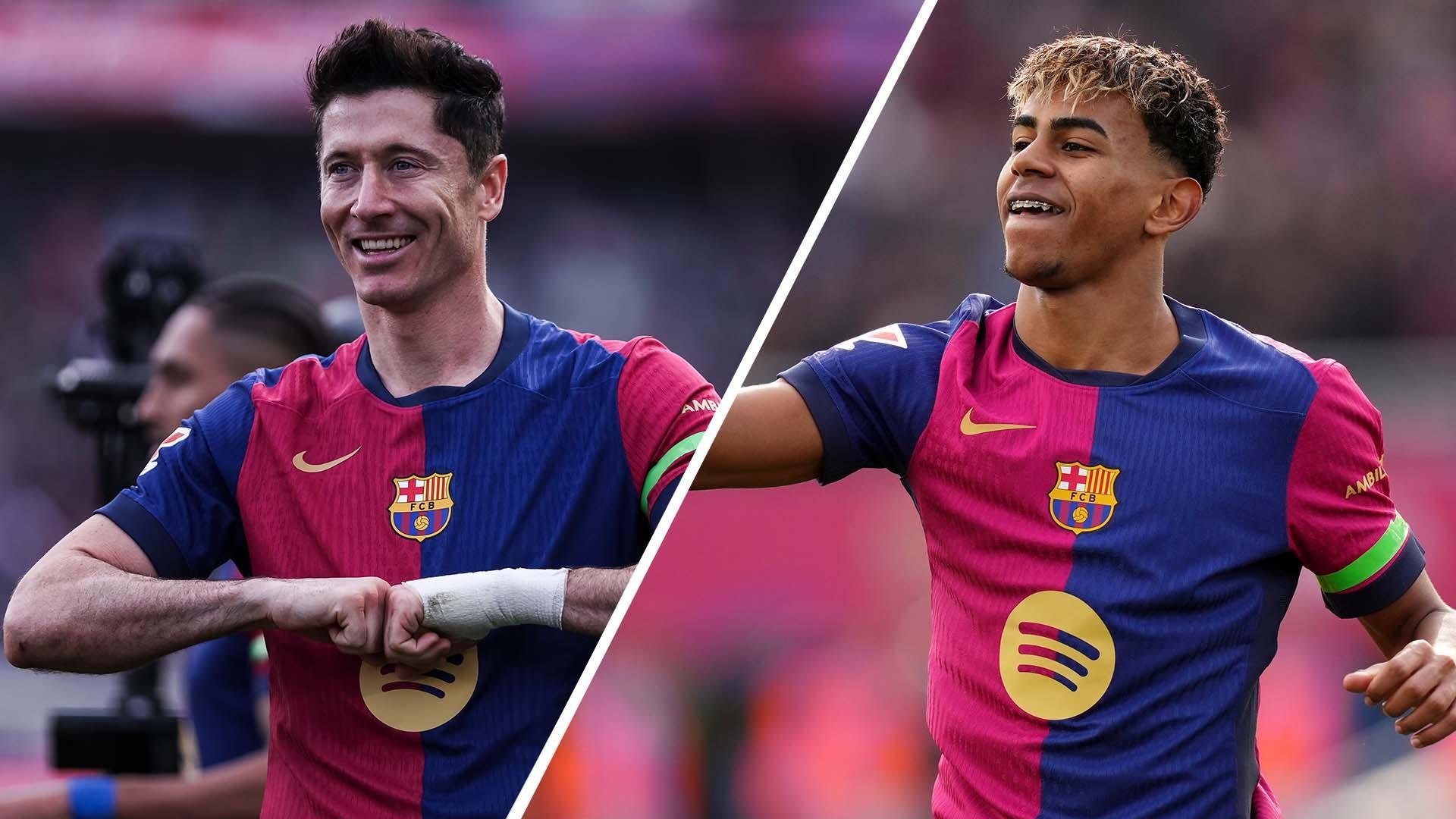 Lewandowski and Yamal guide Barcelona to victory vs. Alavés