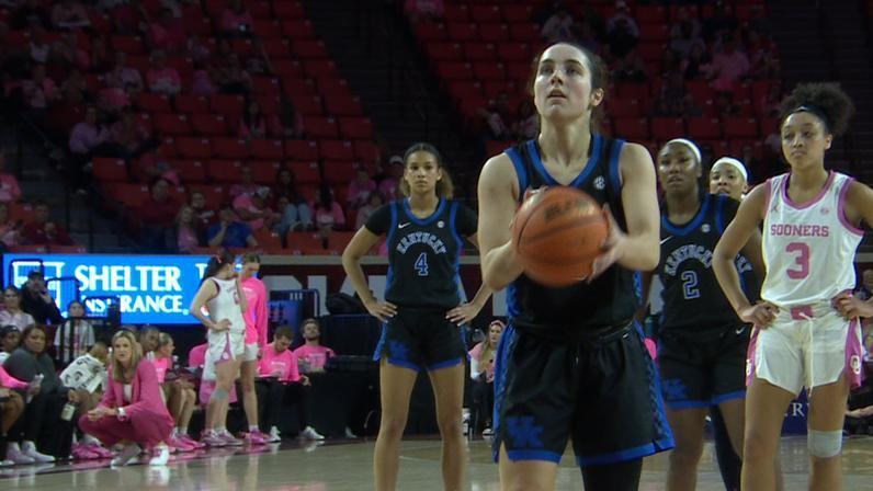 Georgia Amoore's 43 points pushes No. 12 Kentucky over No. 13 Oklahoma