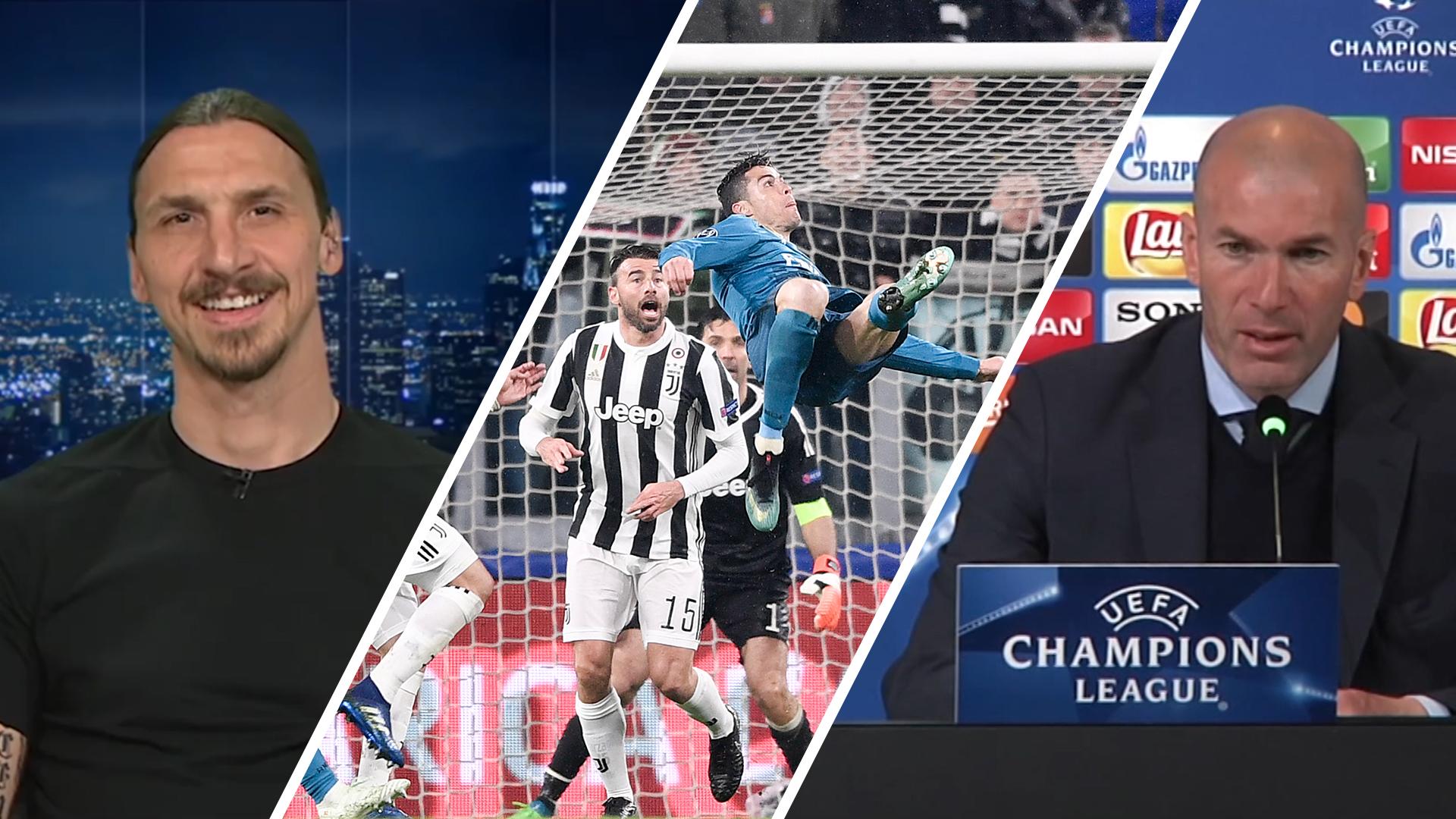 Ibrahimović & Zidane think their goals were better than Ronaldo's bicycle kick