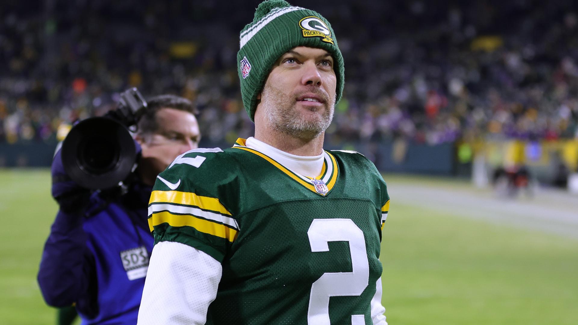 Mason Crosby's stats as he announces retirement