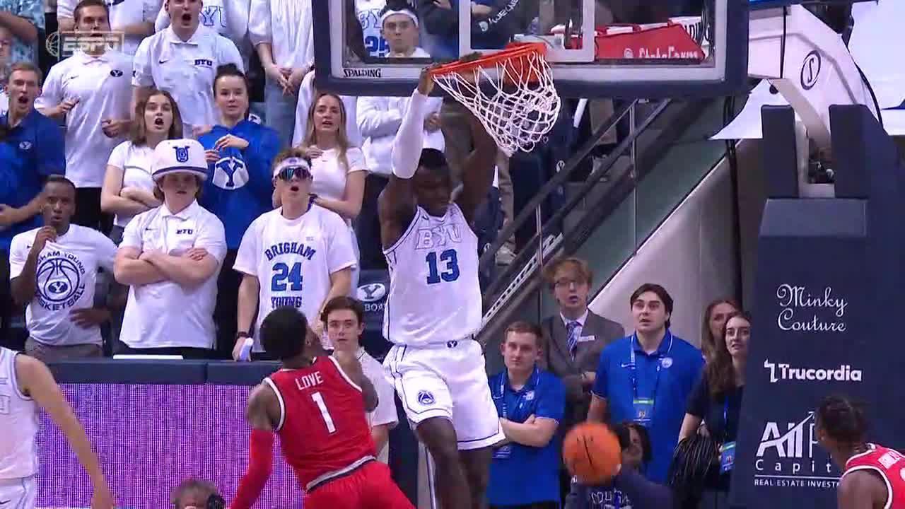 BYU pulls off unorthodox alley-oop