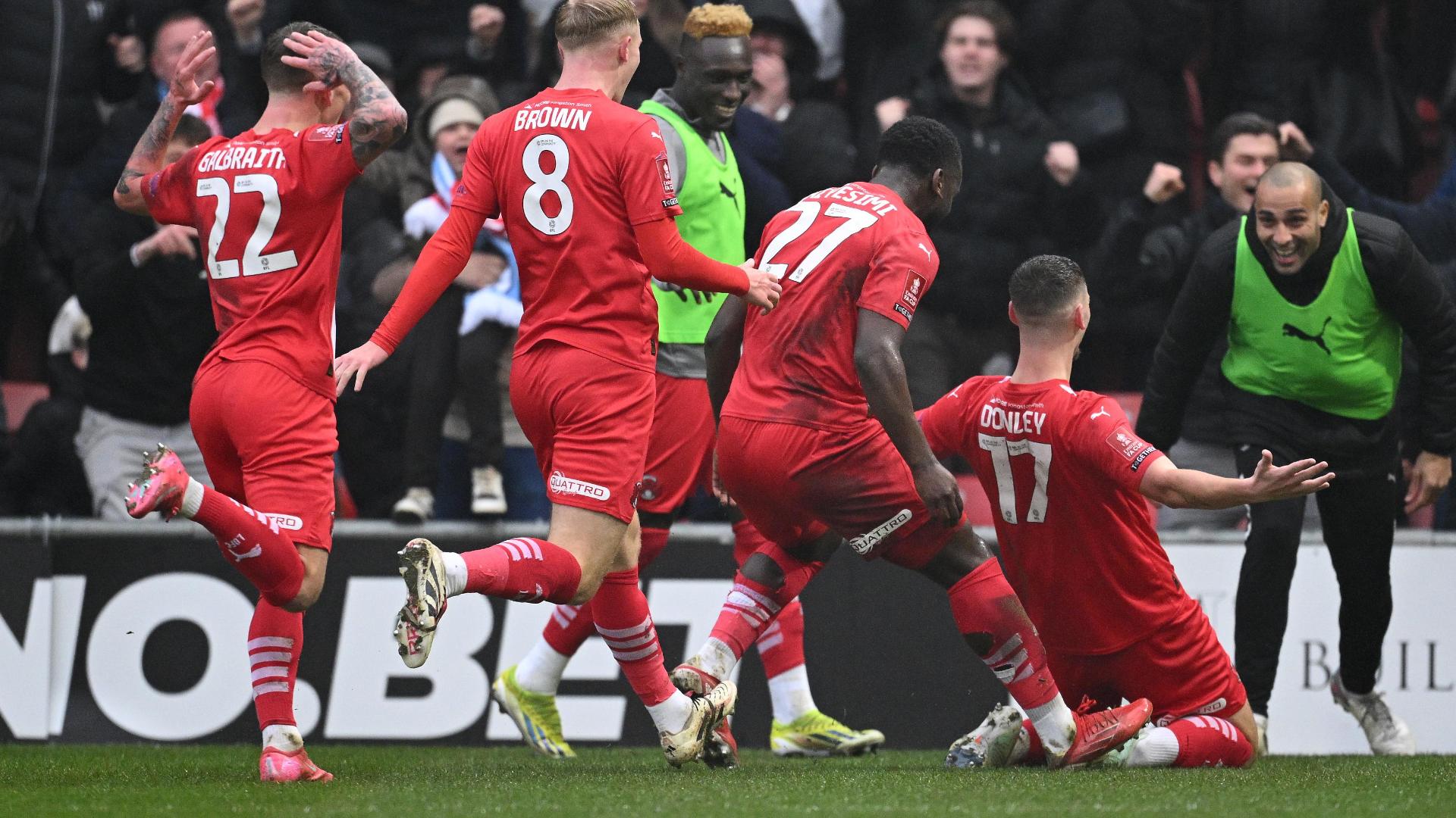 Leyton Orient take shock early lead vs. Man City with stunning goal