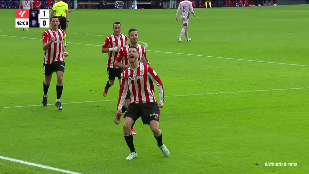 Oihan Sancet slots home penalty goal vs. Girona