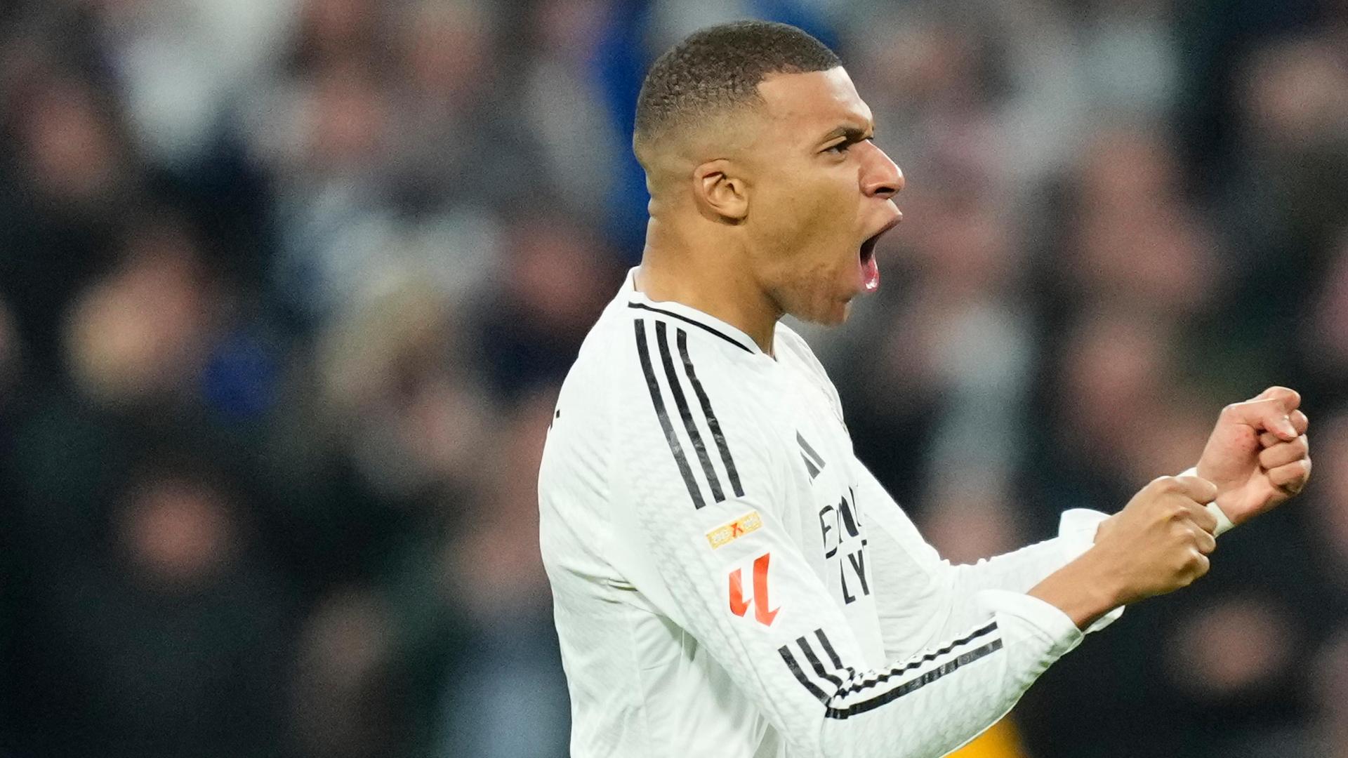 Mbappe equalizes for Real Madrid in derby