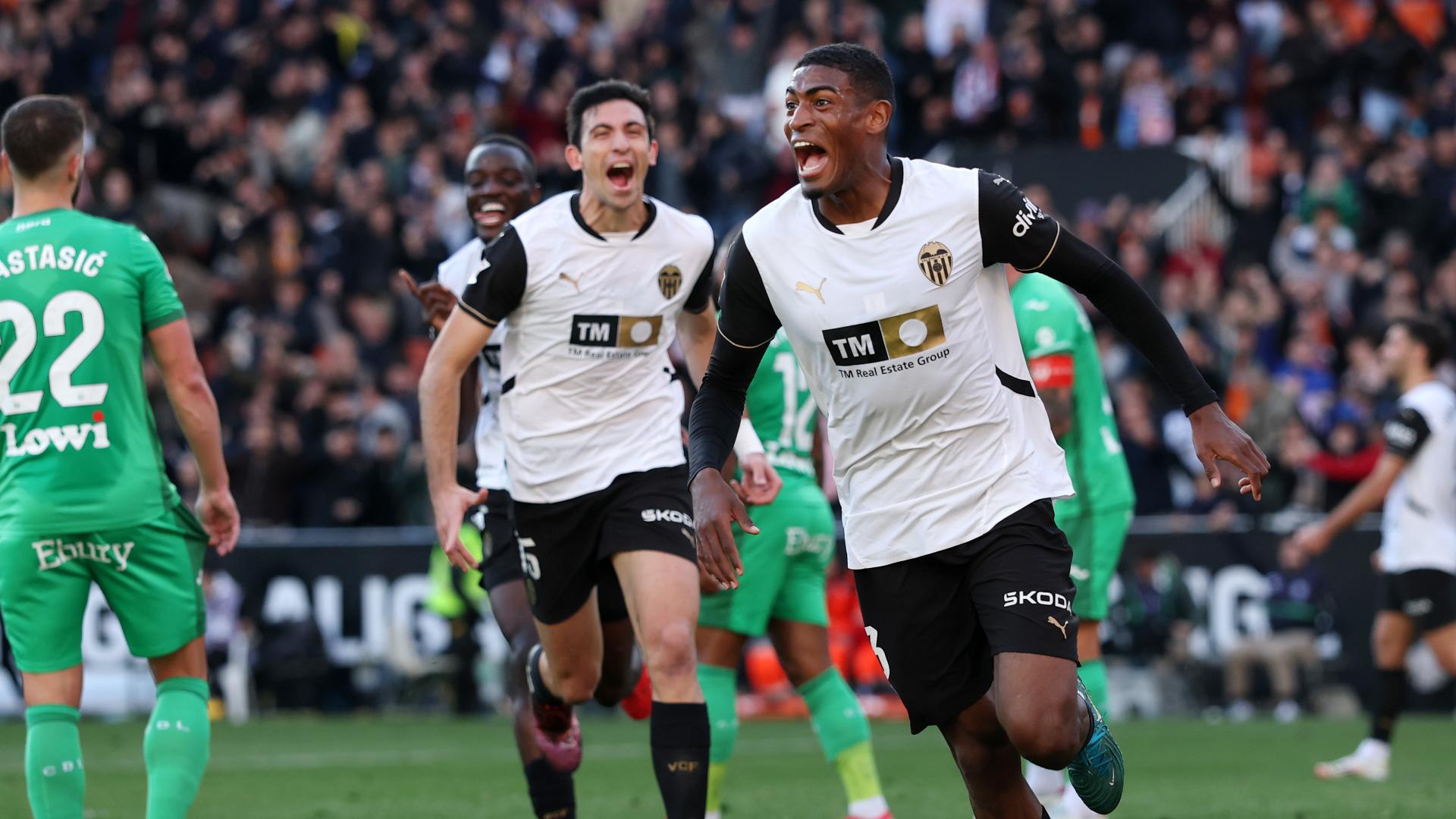 Valencia win comfortably at home vs. Leganes