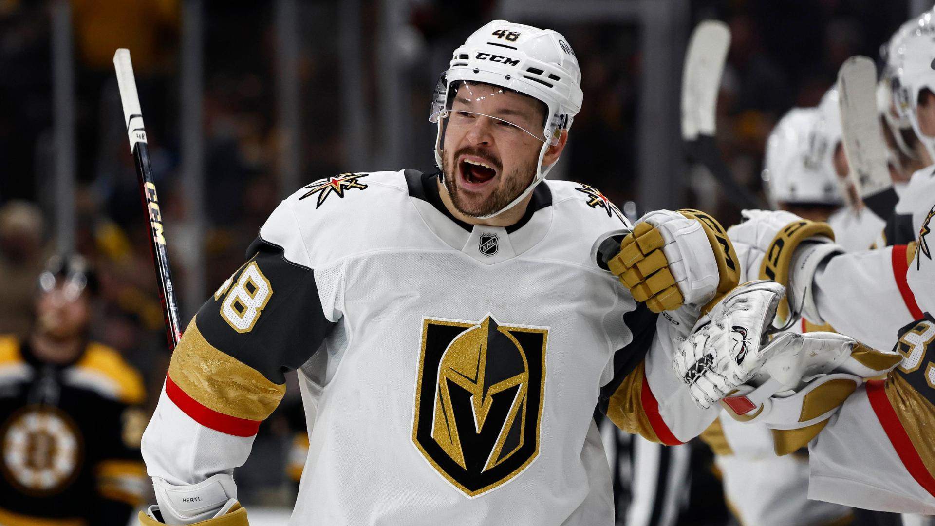 Golden Knights win on Tomas Hertl's late power-play goal