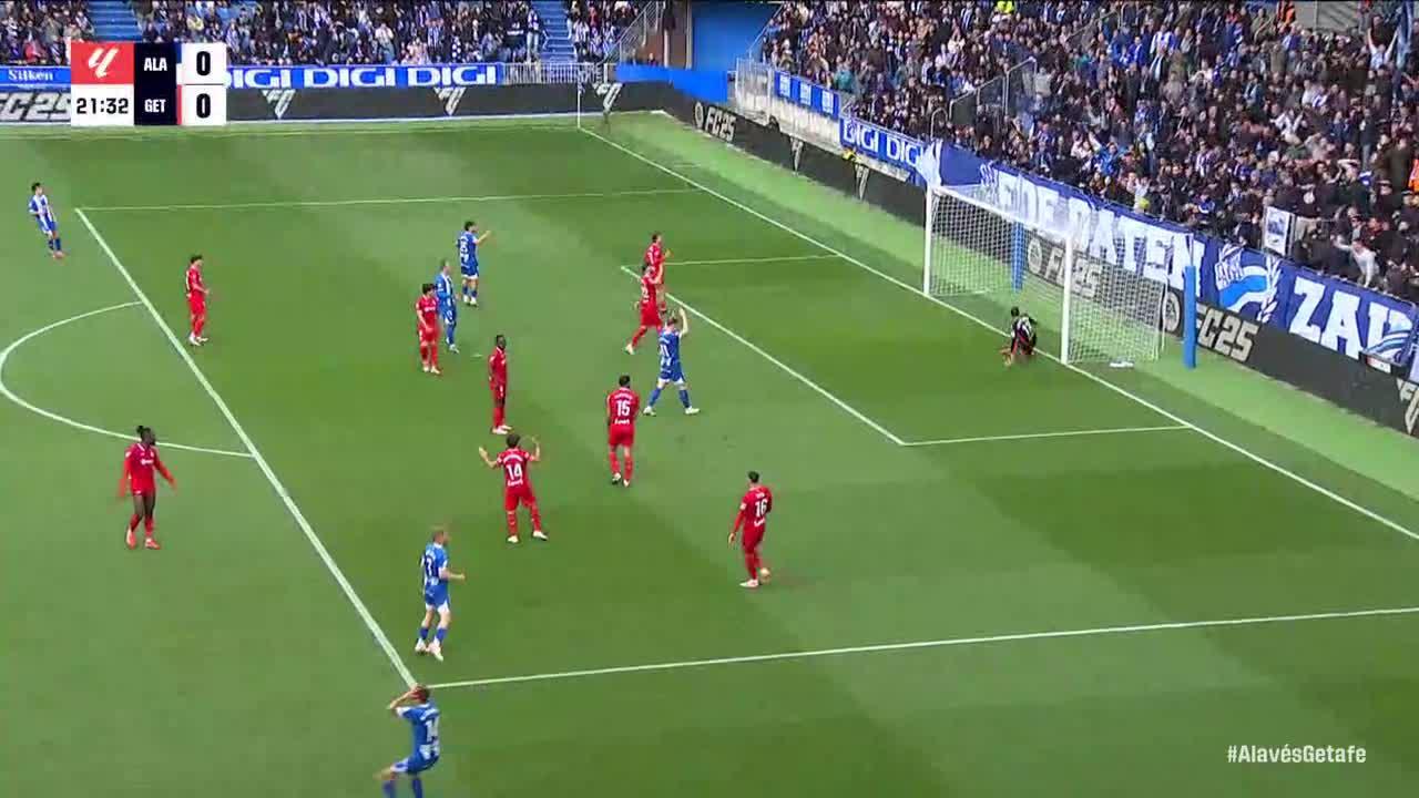 David Soria makes a great save