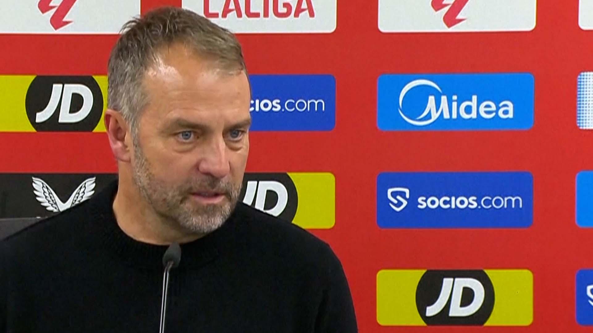 Flick 'happy' with Barcelona win over Sevilla