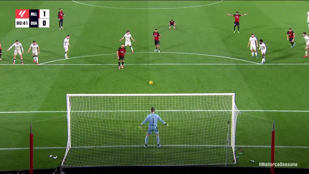 Vedat Muriqi slots home penalty goal vs. Osasuna