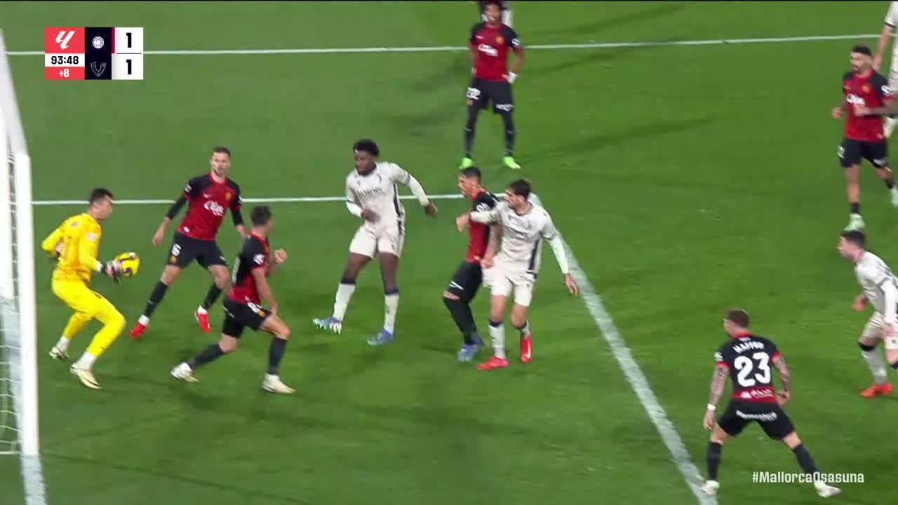 Flavien-Enzo Boyomo finds the back of the net for Osasuna