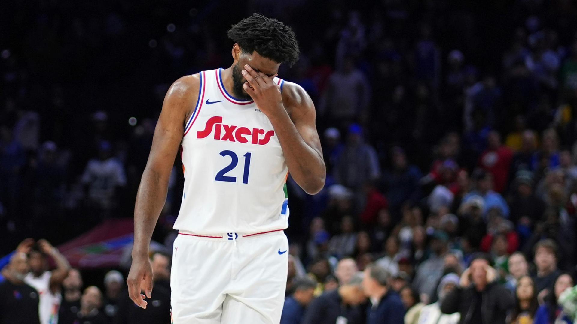 Boos ring in Philly after Embiid passes up open 3 and turns it over
