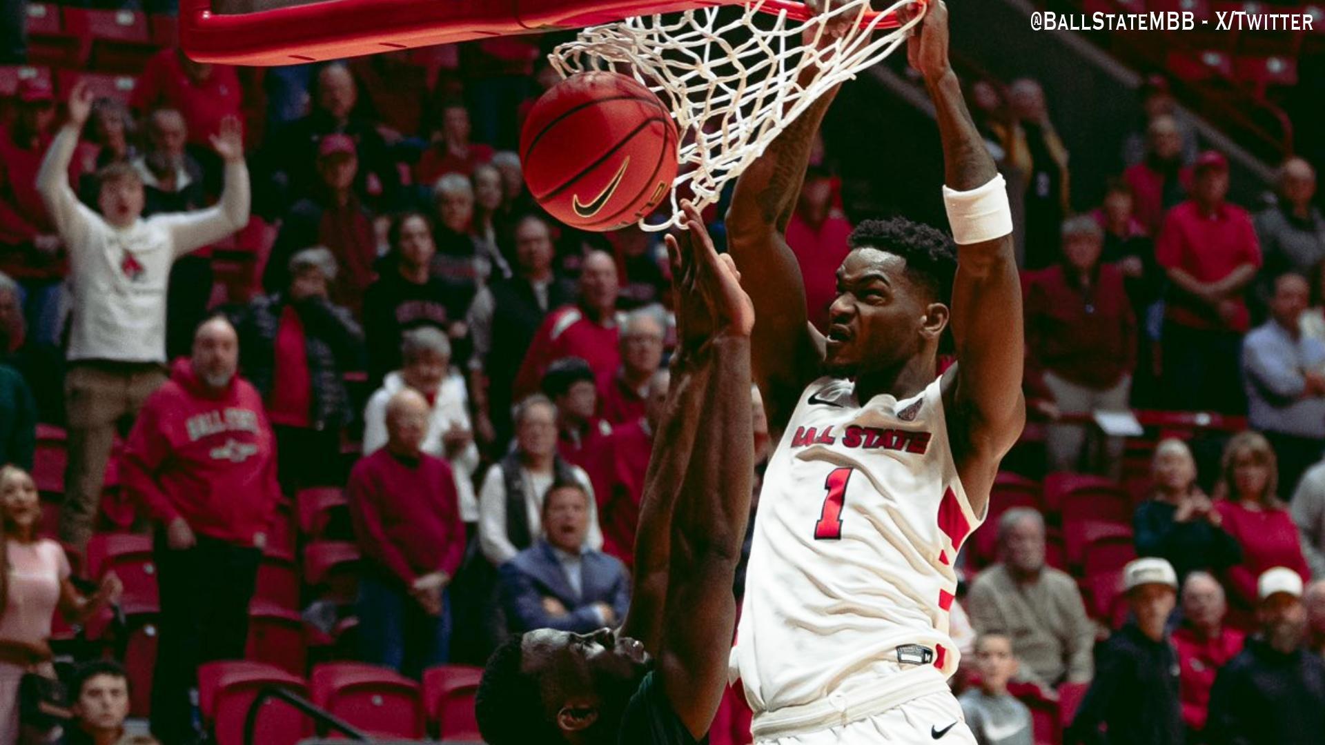 Jermahri Hill's last-second slam secures Ball State's OT win