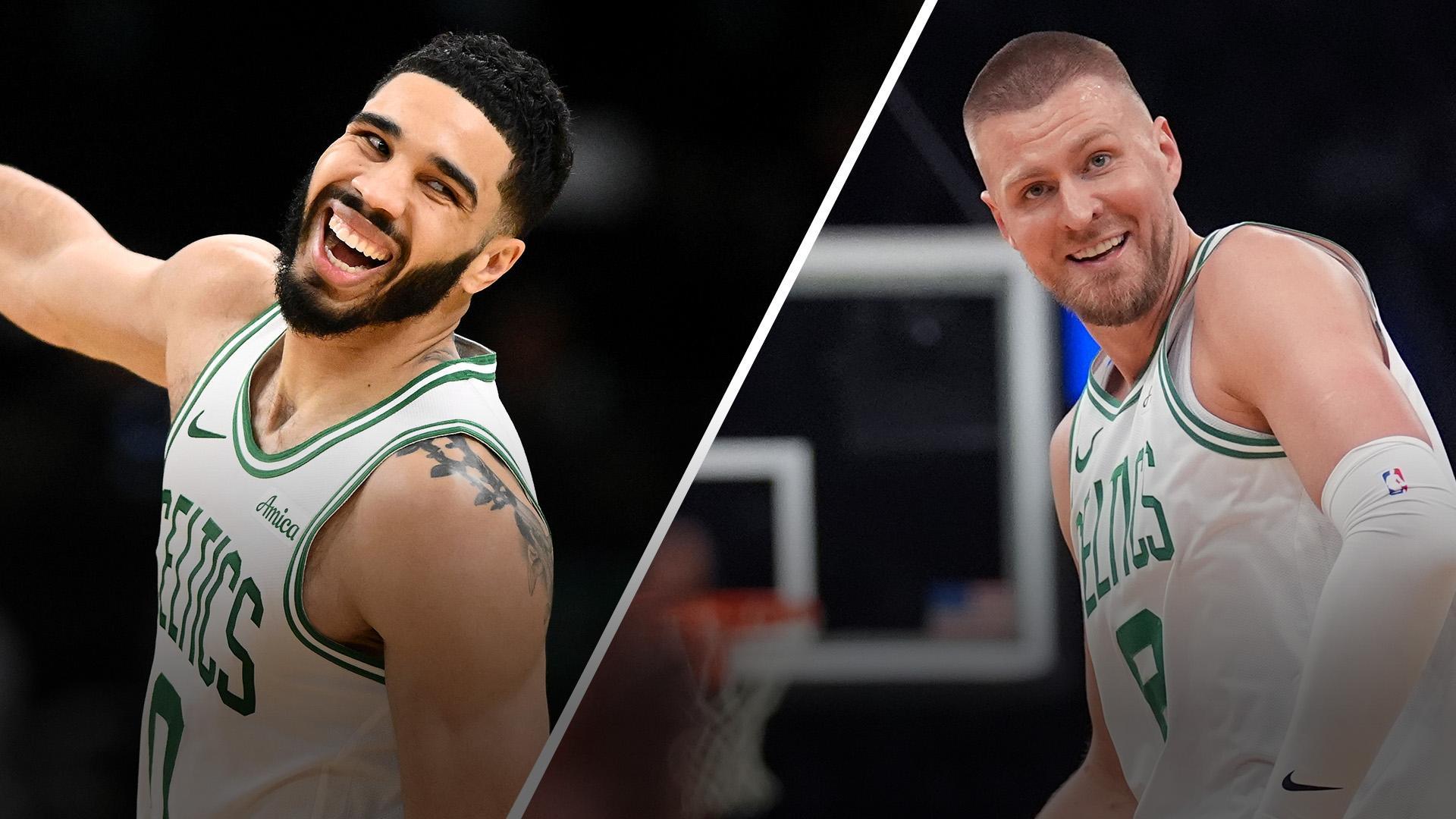 Tatum, Porzingis combine for 61 in Celtics' win over Spurs