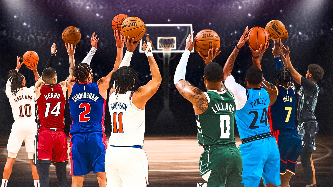 Longest made 3-pointers for each All-Star 3-point contestant