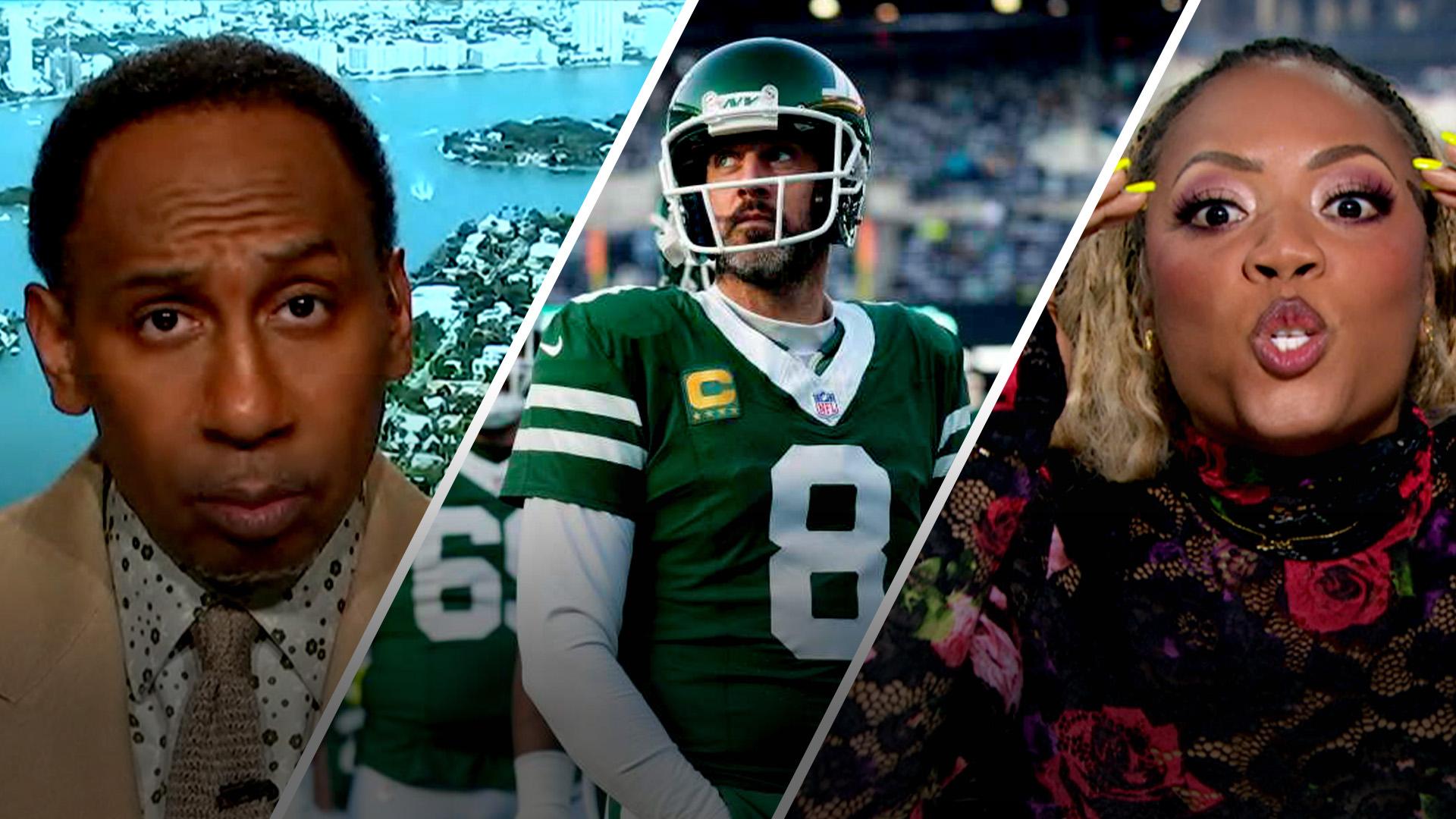 Stephen A.'s take on Aaron Rodgers has Kimberley A. Martin in disbelief