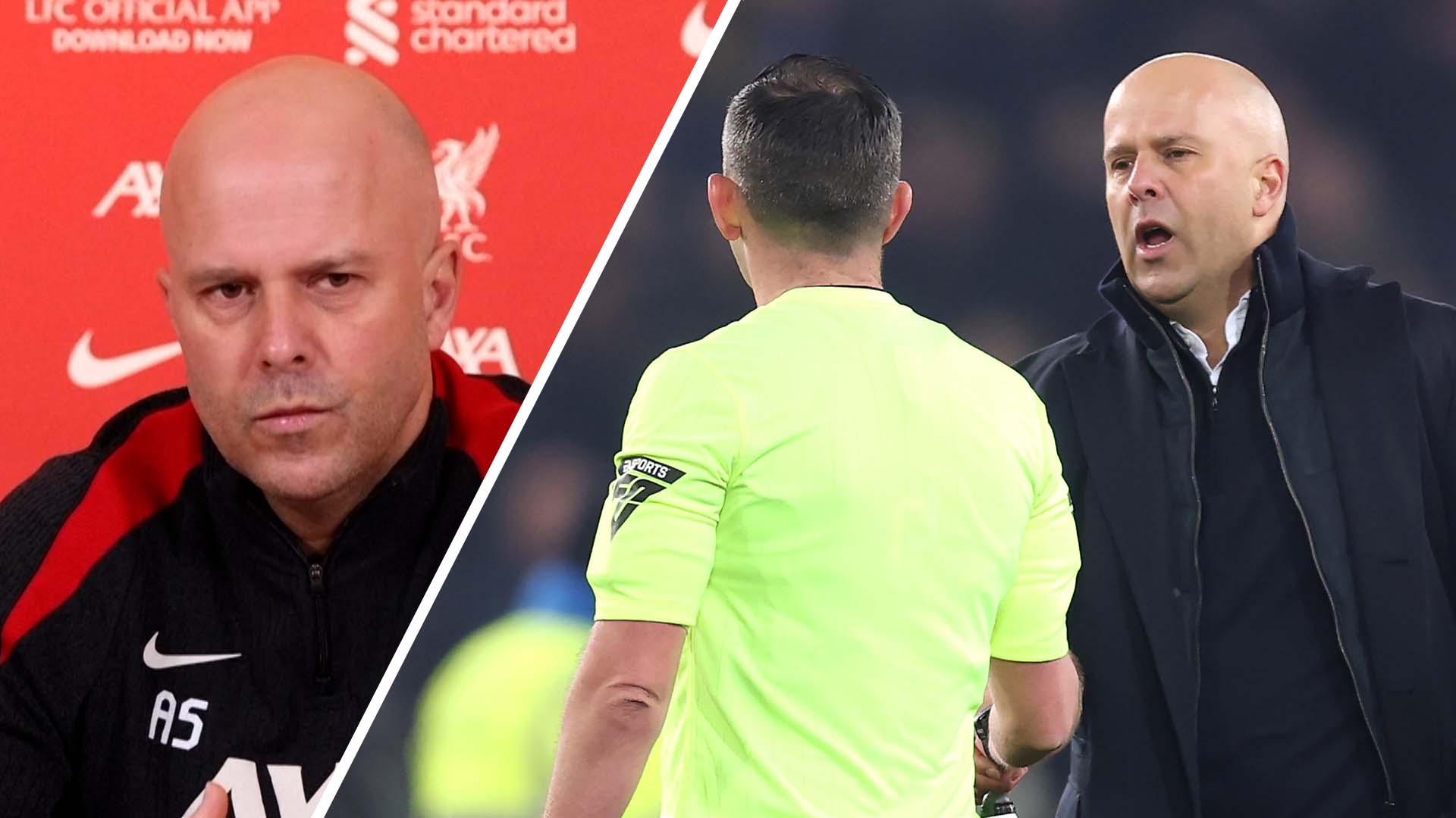 Arne Slot shares Everton red card regrets