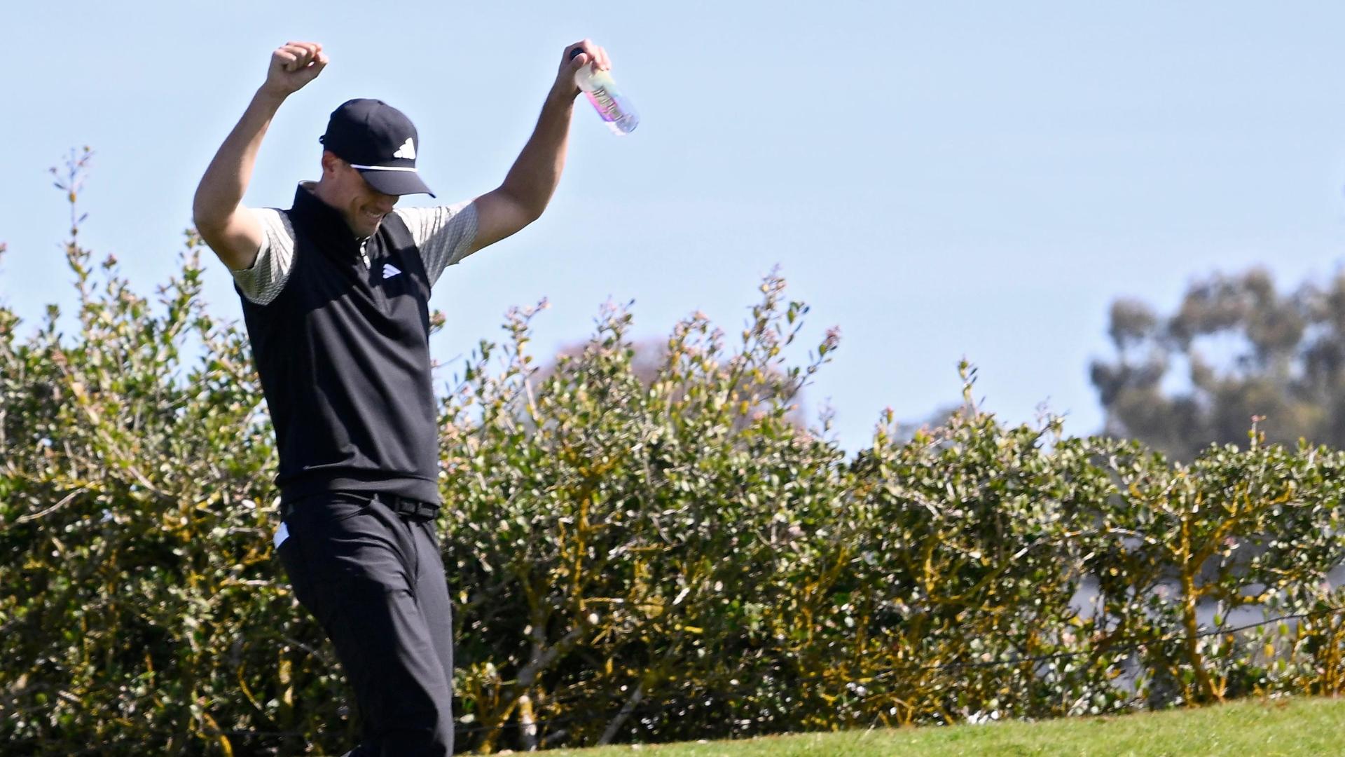 Ludvig Aberg makes hole-in-one at Genesis Invitational