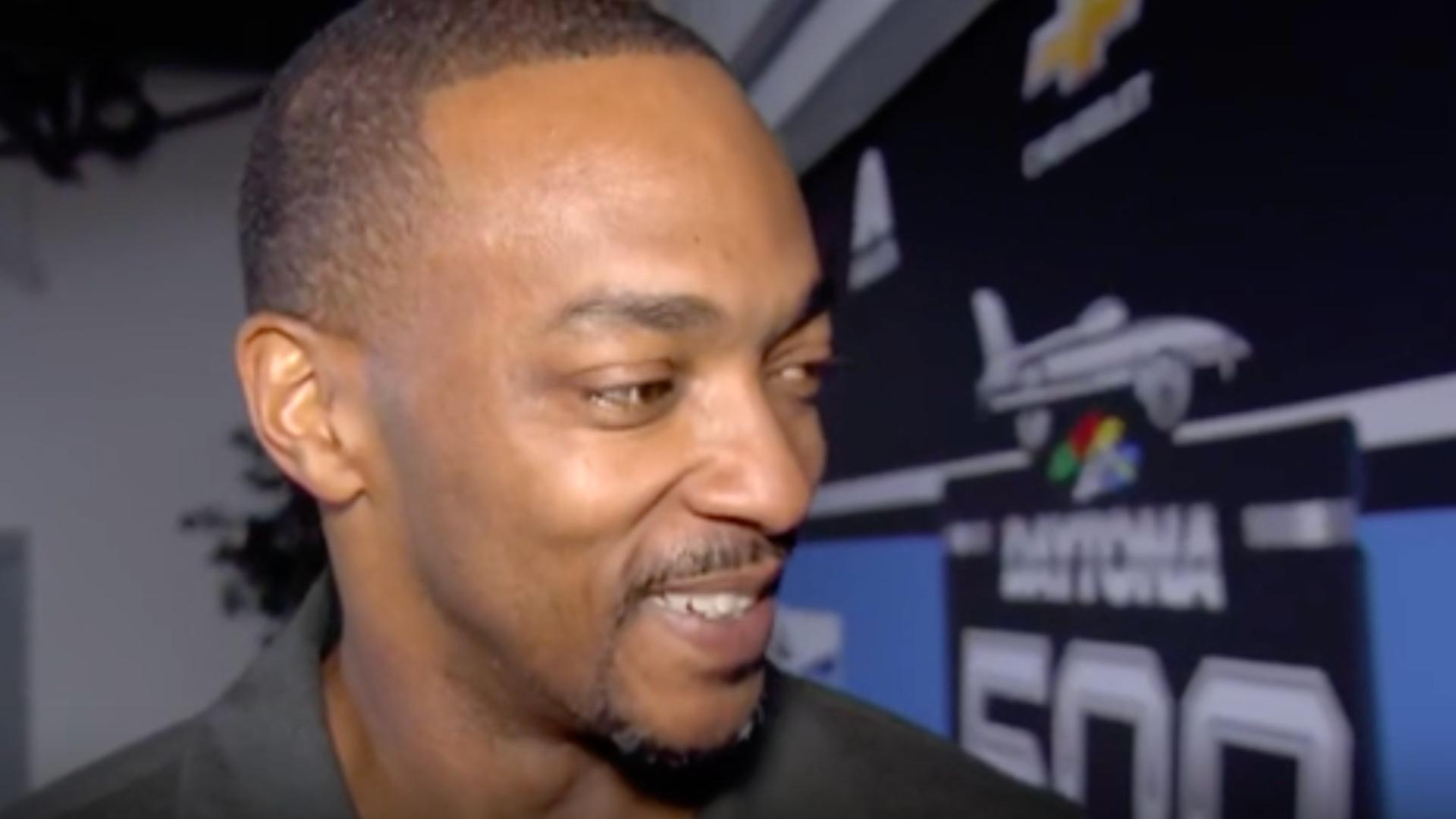 'Captain America' Anthony Mackie excited to attend Daytona 500