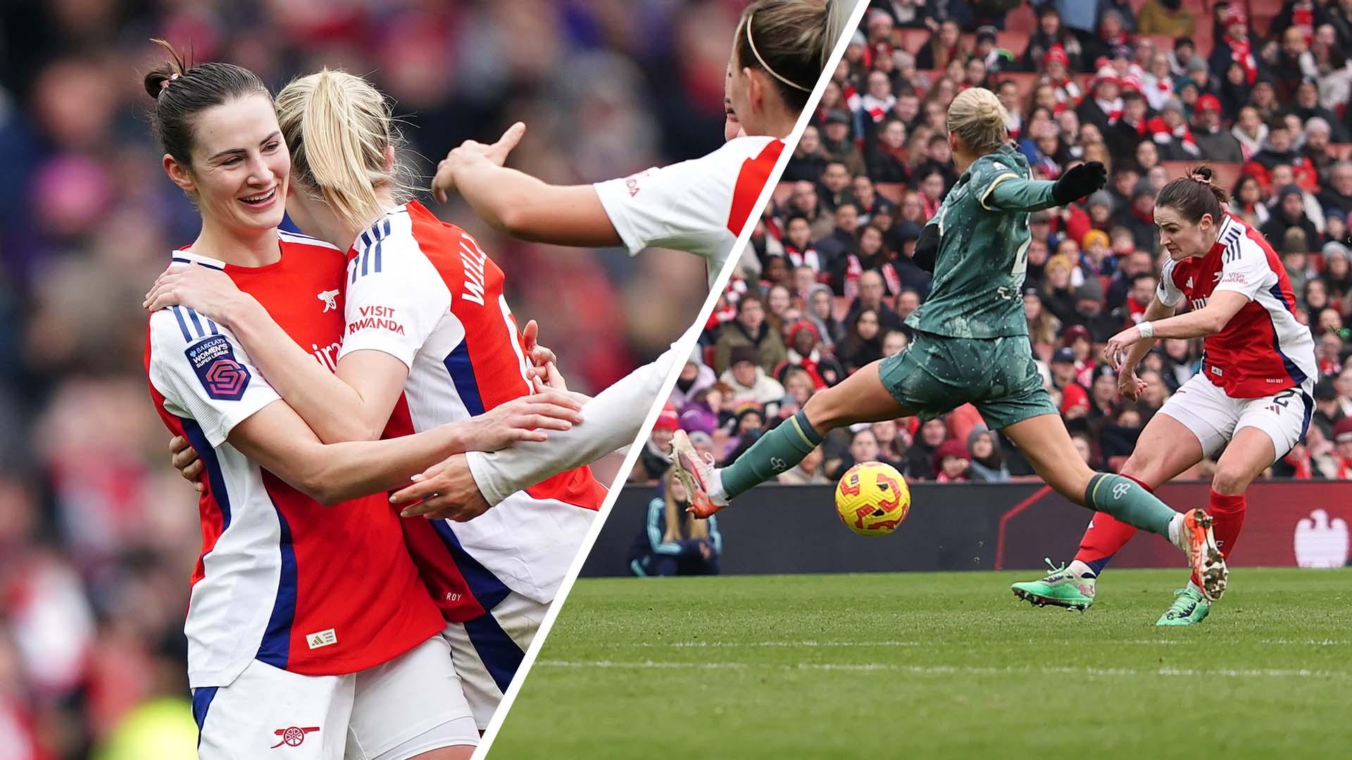 USWNT's Emily Fox scores stunner for Arsenal in North London derby
