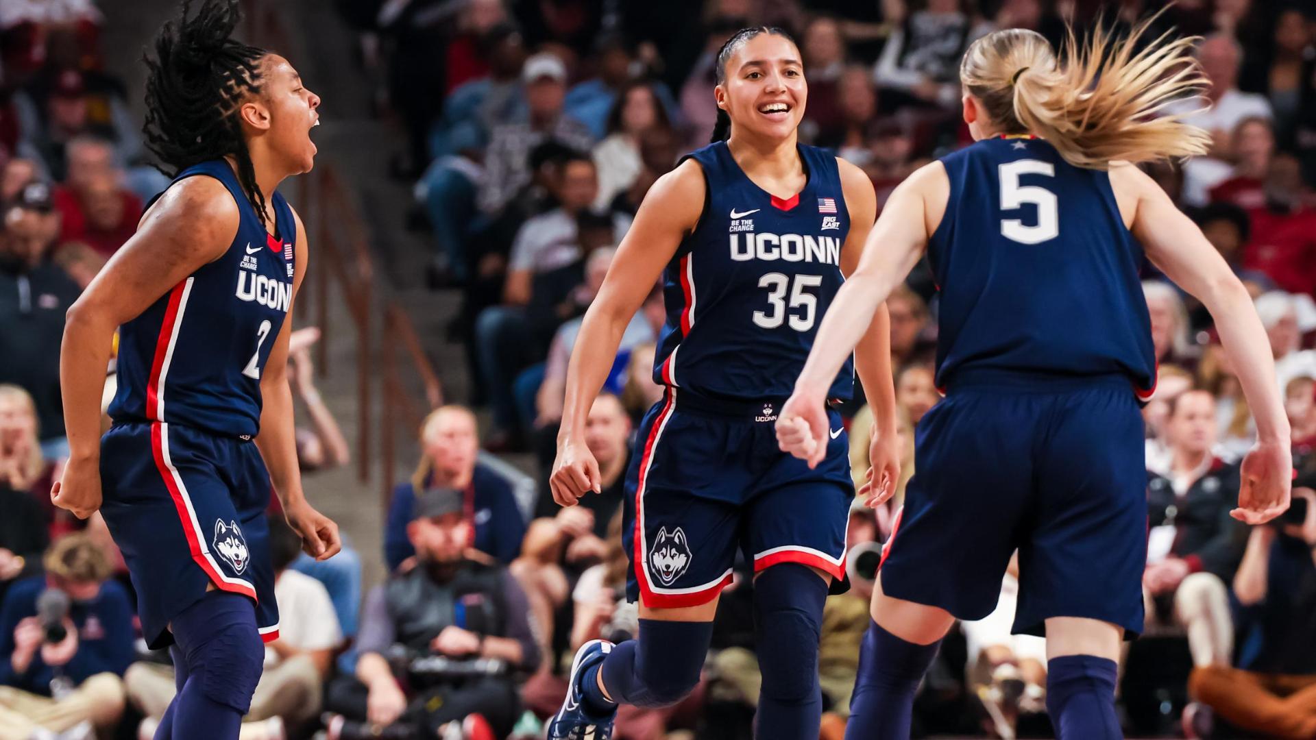 UConn ends South Carolina's 4-year home record in statement win