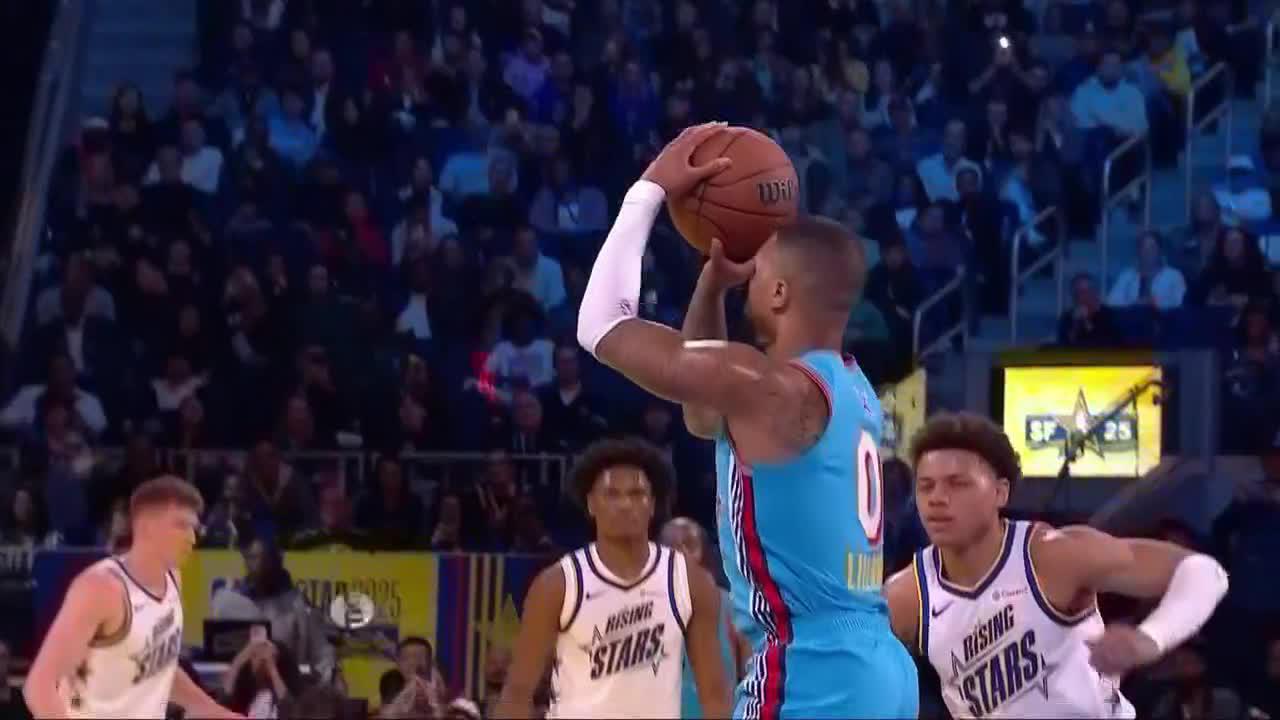 Dame Lillard sends Team Shaq to finals with dagger trey