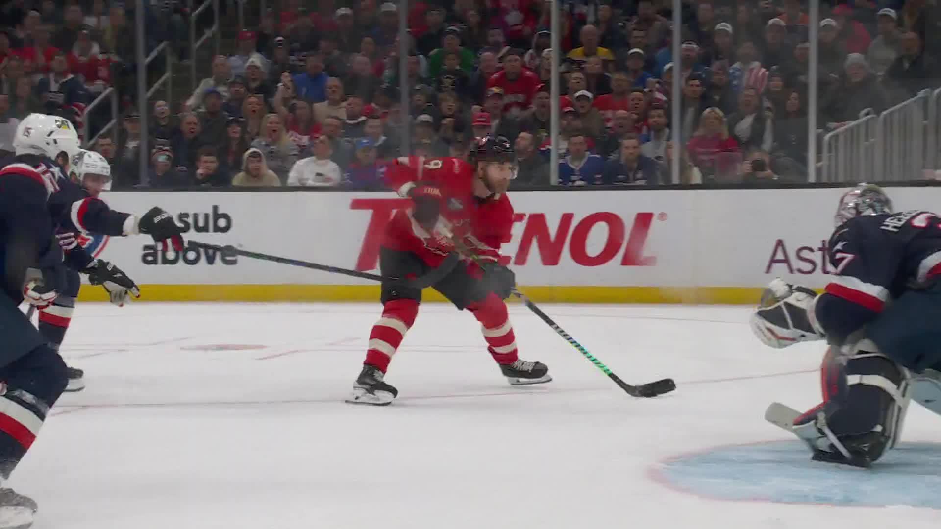 Sam Bennett's wrister ties the score for Canada