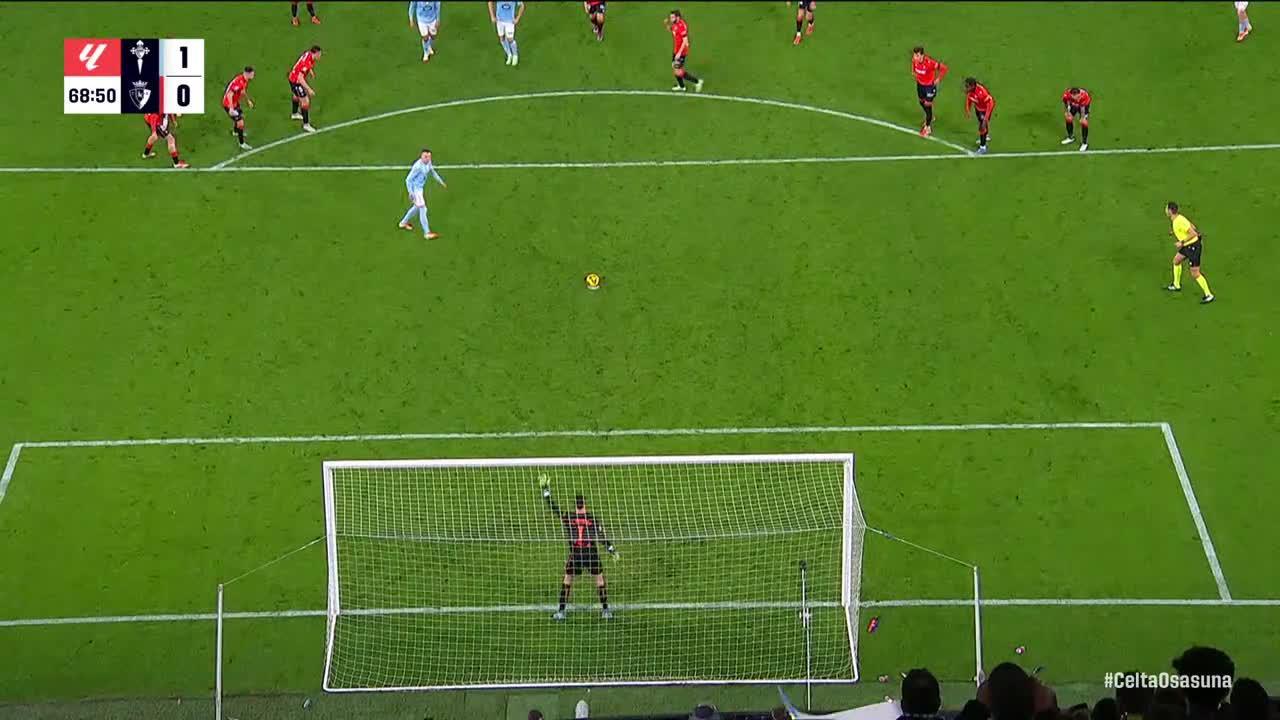 Iago Aspas scores Penalty Goals vs. Osasuna