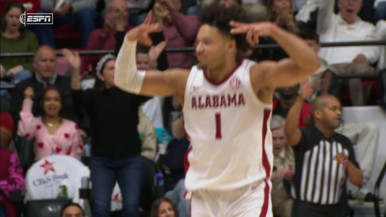 Alabama knocks down a pair of 3s to put the game away