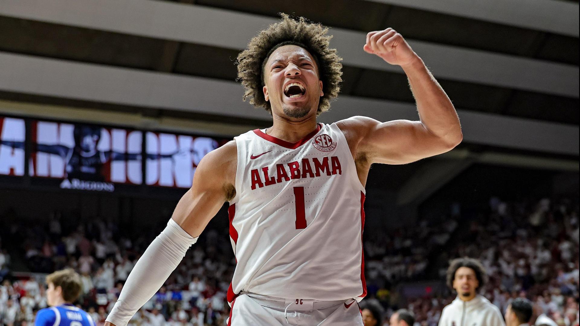 Mark Sears' 30-point performance lifts No. 4 Alabama past No. 17 Kentucky