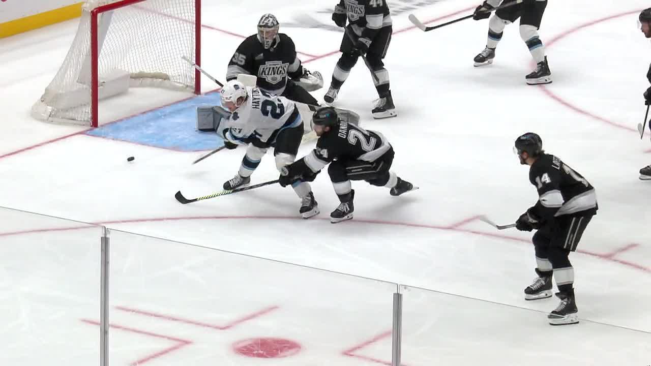 Barrett Hayton nets a hat trick for Utah