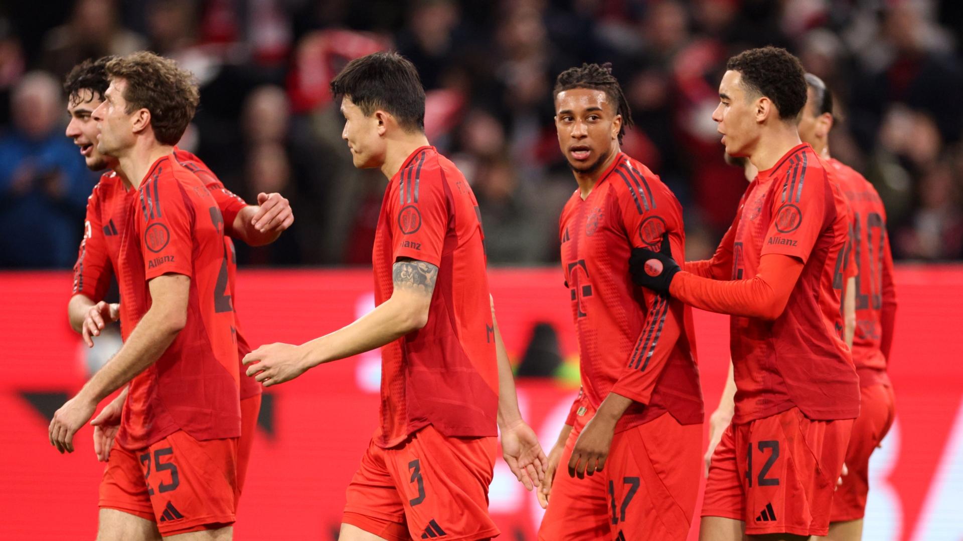 Olise opens the scoring for Bayern vs. Frankfurt