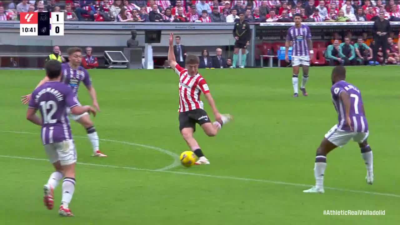 Mikel Jauregizar gets on the scoresheet for Athletic Club