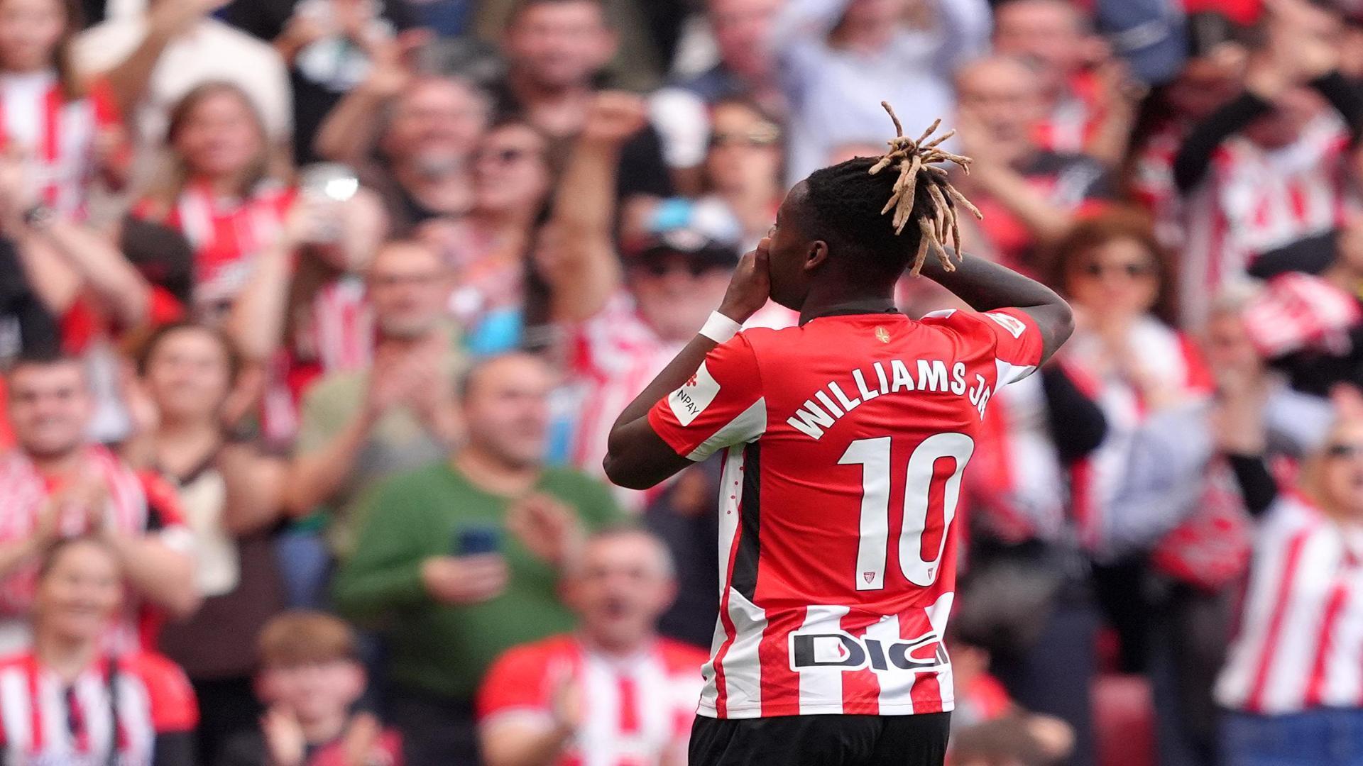 Nico Williams scores brilliant solo goal for Athletic Club.