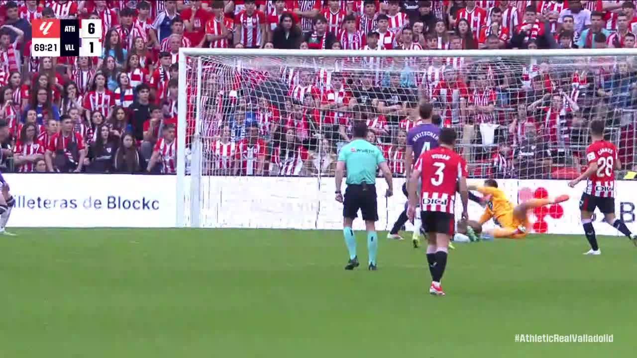 Gorka Guruzeta finds the back of the net for Athletic Club