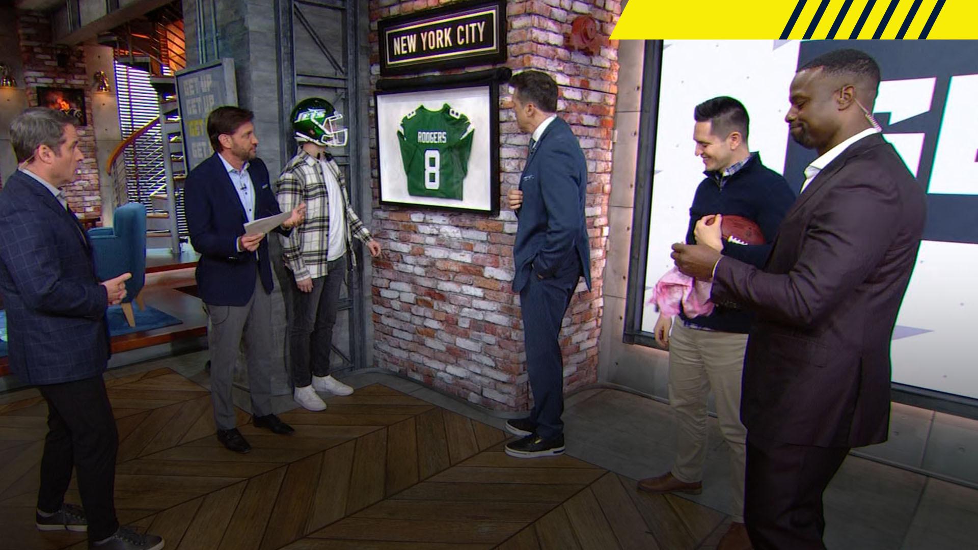 'Get Up' ends the Aaron Rodgers studio jersey era with a ceremony