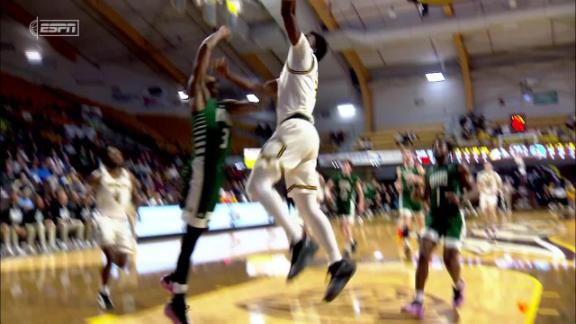 Donovan Williams elevates for the big-time block - ESPN Video
