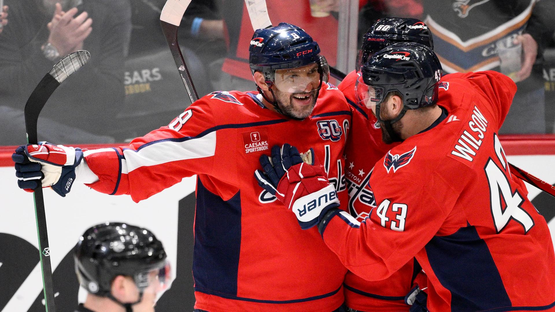 Ovechkin 12 away from passing Gretzky after scoring 883rd goal