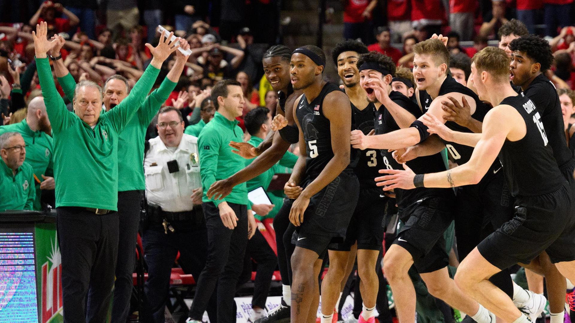 Michigan State stuns Maryland with miracle heave at the buzzer