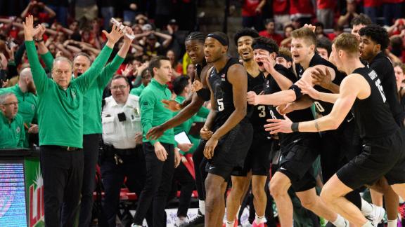 Michigan State stuns Maryland with miracle heave at the buzzer - ESPN Video