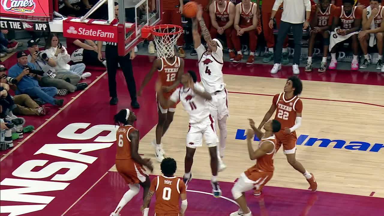 Trevon Brazile posterizes his own teammate on putback