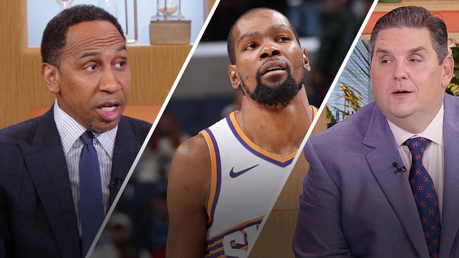 Stephen A. refuses to give Windy final word on Kevin Durant