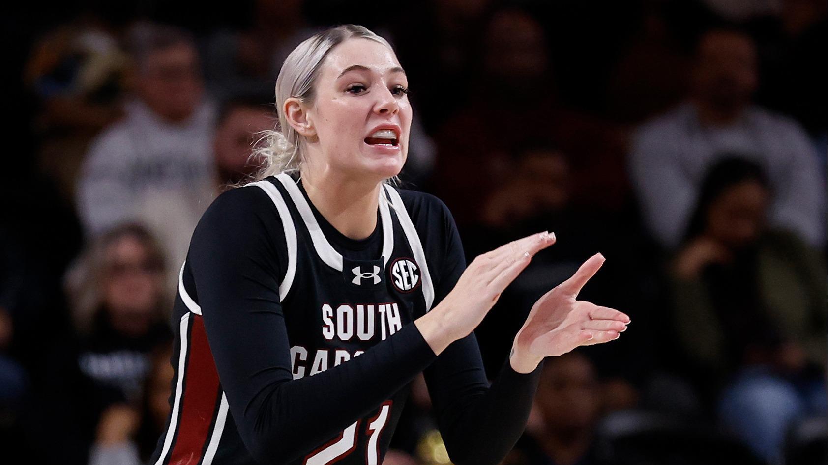 Chloe Kitts secures triple-double in South Carolina win