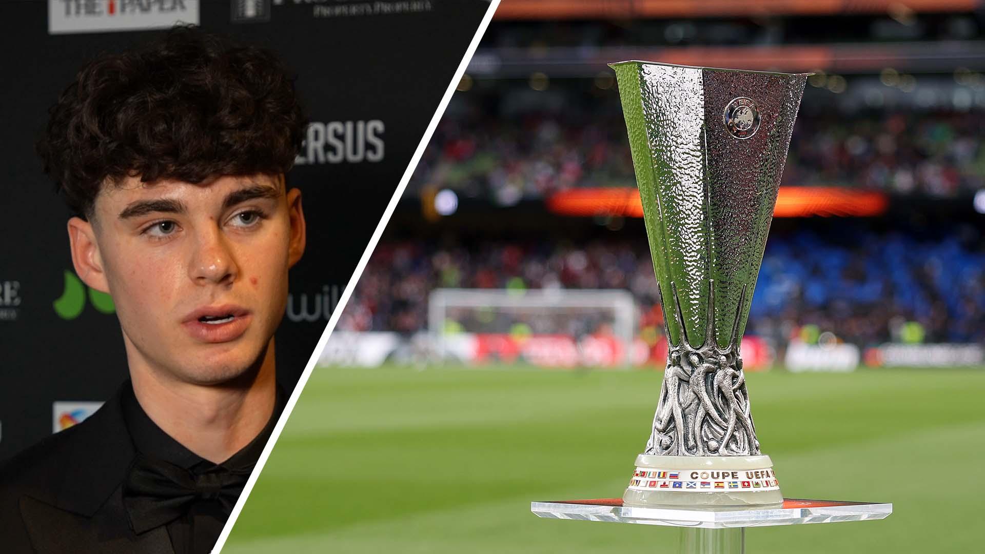 Archie Gray on Spurs' 'golden' chance to win Europa League