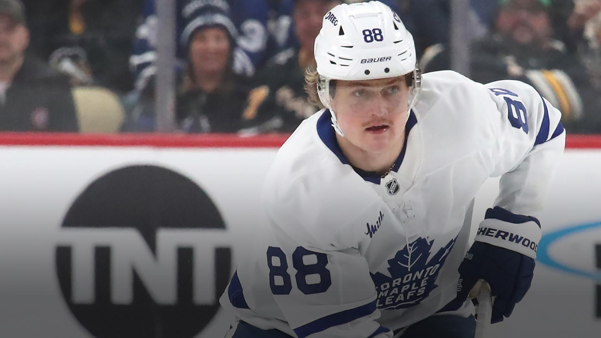 William Nylander calls game for Maple Leafs in OT