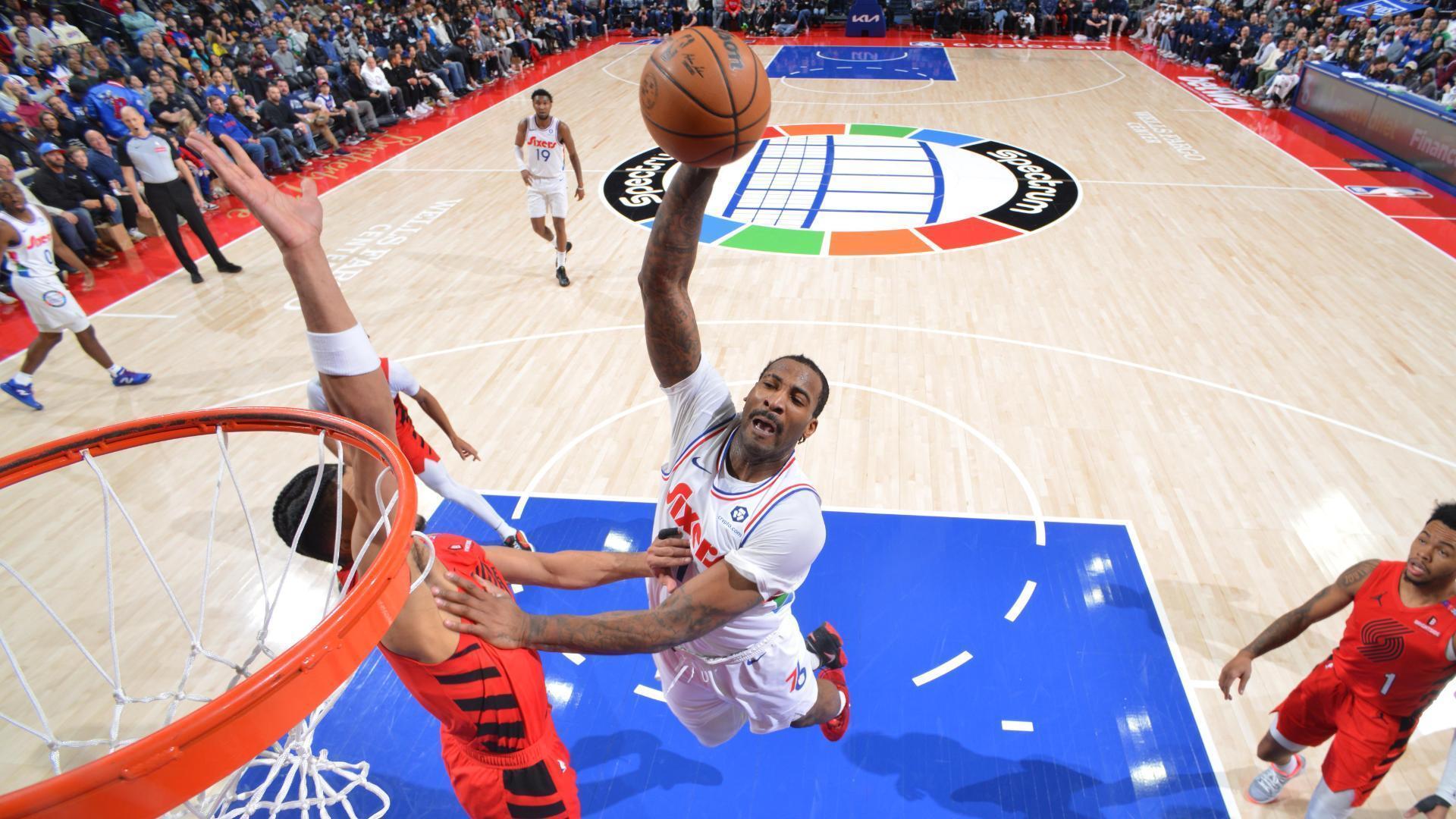 Andre Drummond puts his defender on a poster