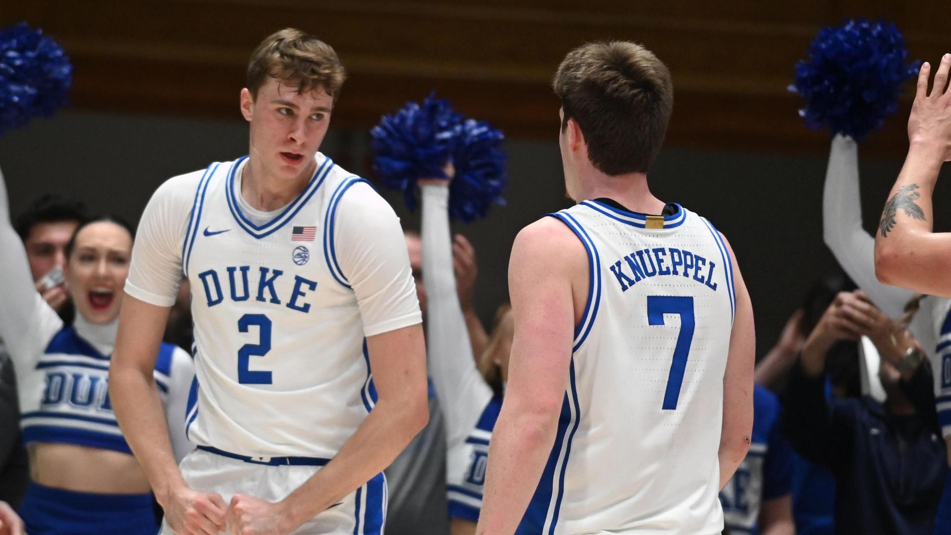 Cooper Flagg puts on a show in Duke's home finale