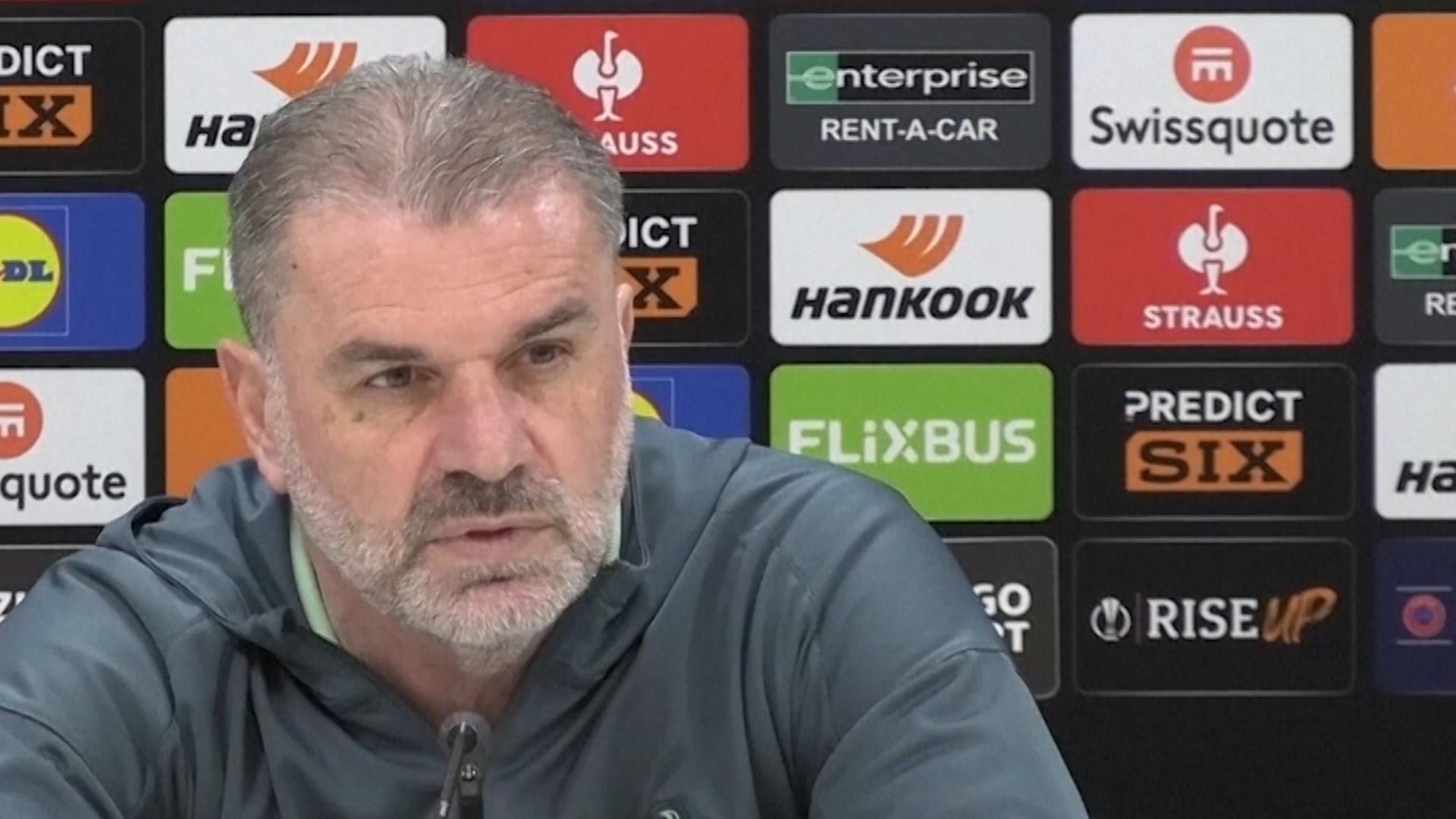 Postecoglou: Tottenham in a 'good place' ahead of Europa League knockouts