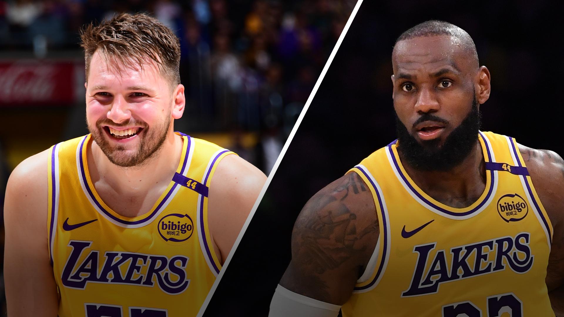 Luka, LeBron lead Lakers to 8th straight win with OT victory over Knicks